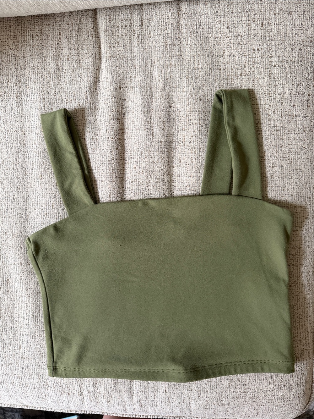 Abercrombie & Fitch Square-Neck Crop Tank